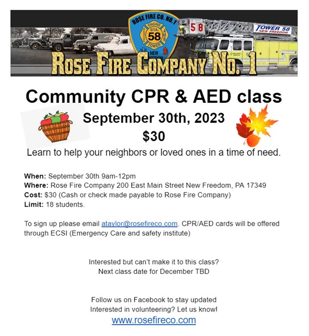 Community CPR & AED Class