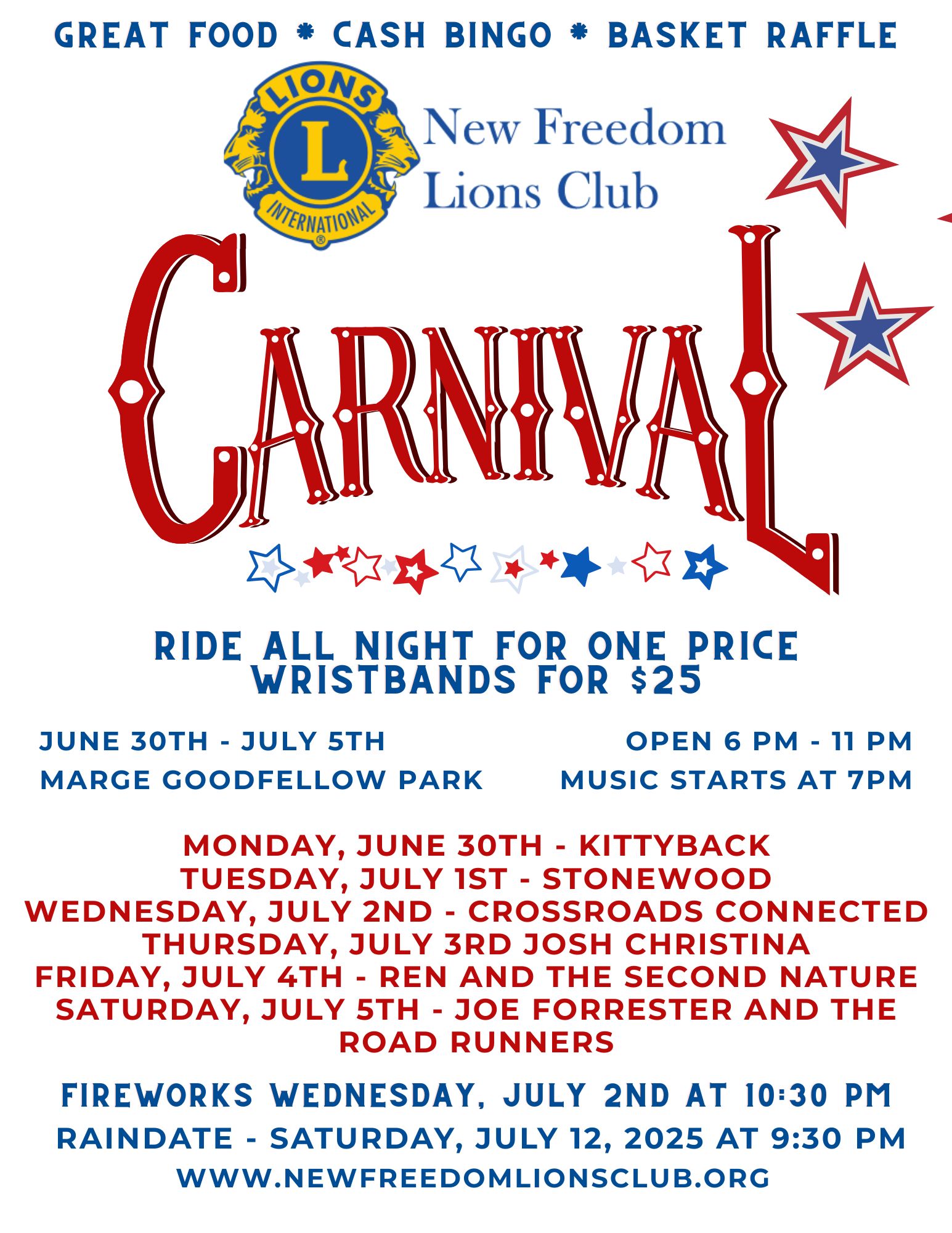 New Freedom Lions Carnival
